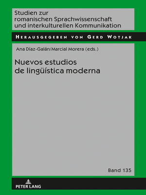 cover image of Nuevos estudios de lingüística moderna